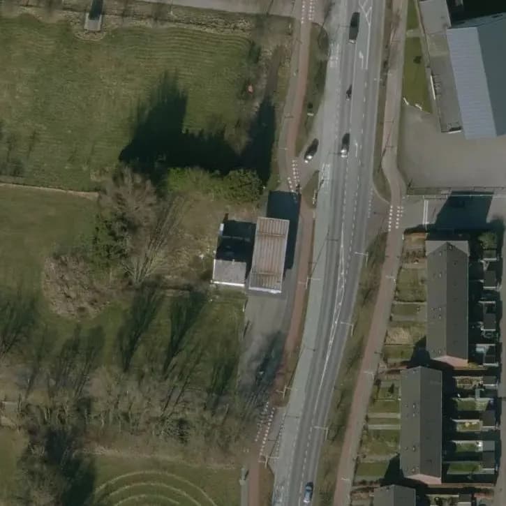 Verlaten Tankstation