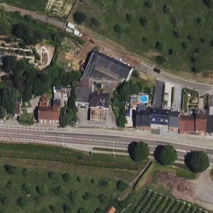 Verlaten Tankstation