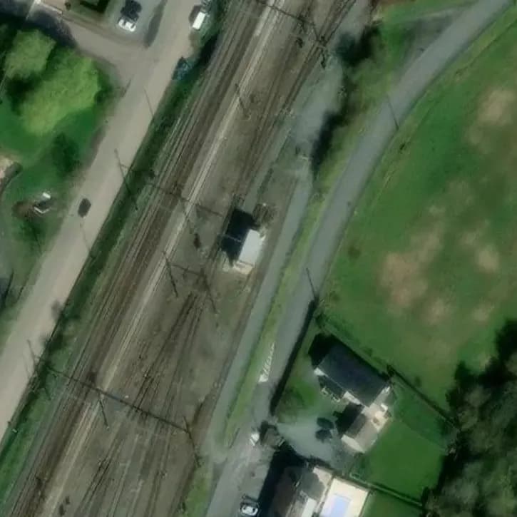 Verlaten Treinwoning